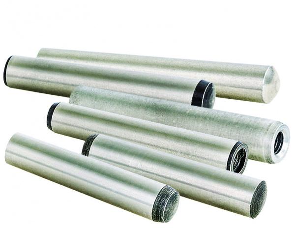 Precision Dowel Pins, Steel Shafting