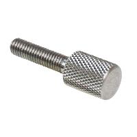 Chrome-plated Thumb Screws UNC 8#-32*20 Knurled Head Straight Shoulder 