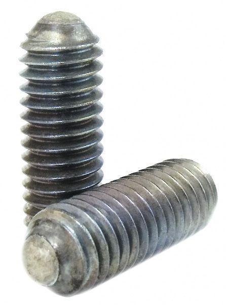 Thread Size M5-0.8 Nylon-Tip Set Screw Alloy Steel 