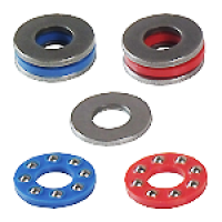 .336 to .348 Thk. .1563 Ball 5/8 Nom I.D. 1 Each Nylon Ball Retainer Thrust Bearings 1 1/8 Nom O.D. Stainless Steel .336 to .348 Thk. .1563 Ball 5/8 Nom I.D. 1 Each Nylon Ball Retainer Thrust Bearings 1 1/8 Nom O.D. Stainless Steel