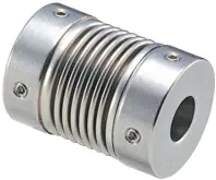 Bellows Flex Coupling: 10mm x 10mm Bores