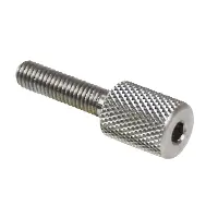 knurled hex socket head screw